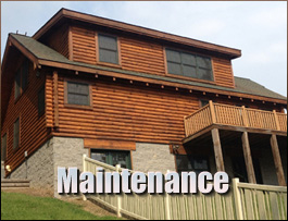  Bellville, Ohio Log Home Maintenance