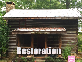 Historic Log Cabin Restoration  Bellville, Ohio